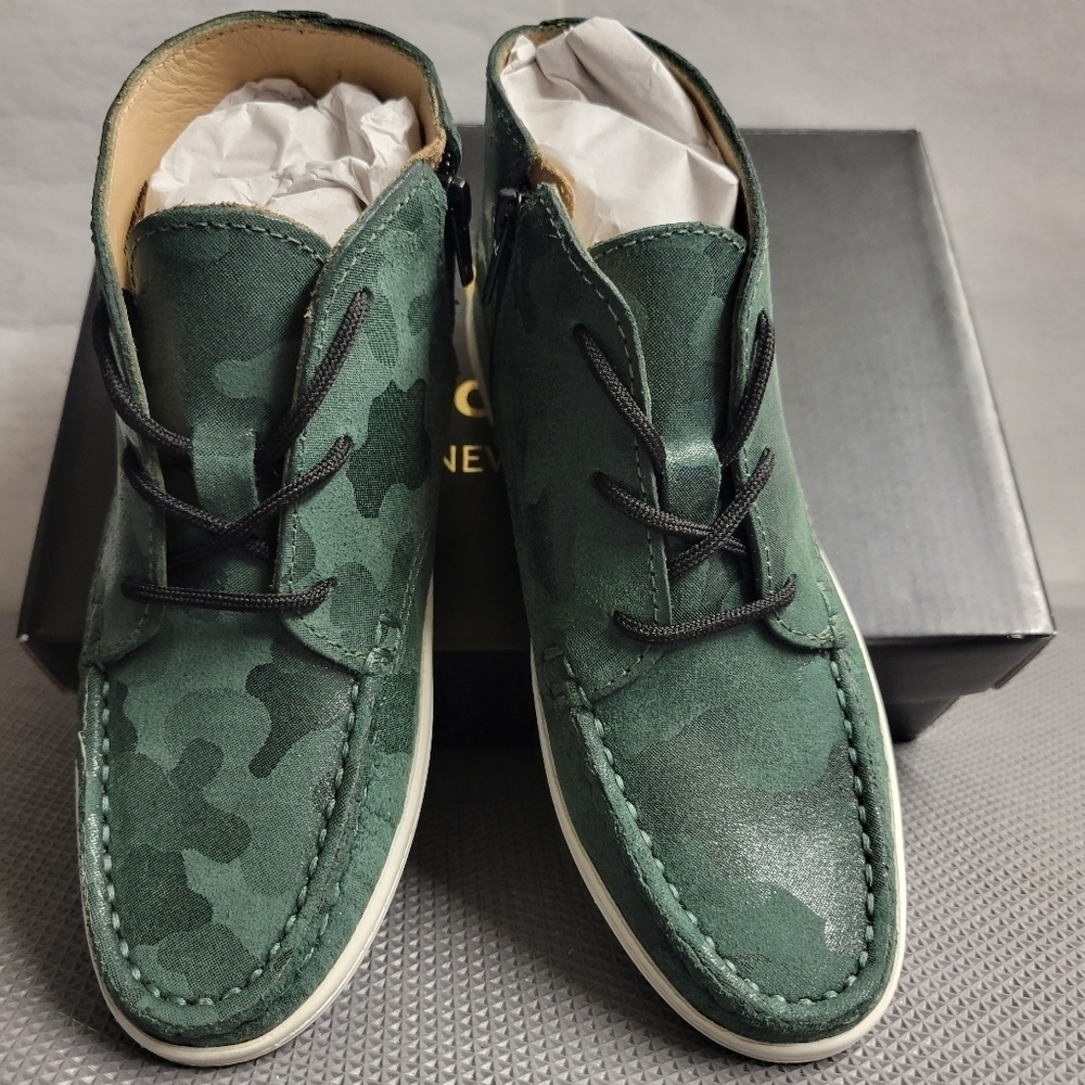 NIB Marc Joseph West Houston Camo Green Kids Bootie